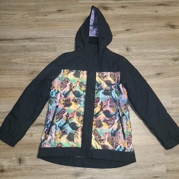 Aperture women L Hooded Ski Snow Jacket Coat Waterproof - Picture 1 of 8